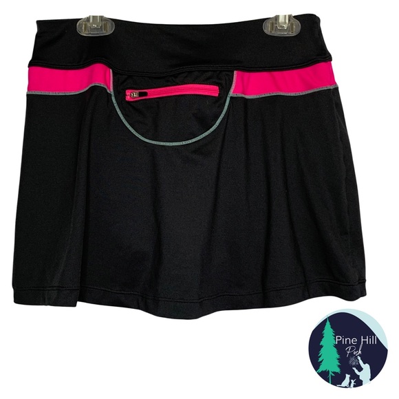 SOLD🟢2 FOR $10🟢 FILA Womens Tennis Skort Size XS* Black Pink Rear Pocket - Picture 2 of 9